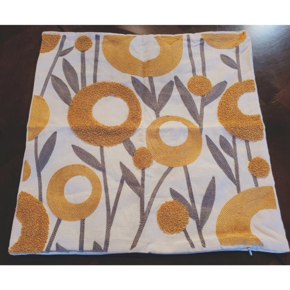 Modern Boho Decorative Throw Pillow Cover Case Accent Floral Mid Century Decor - Picture 5 of 15